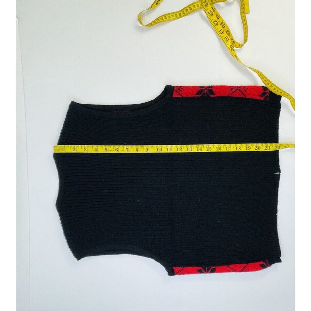 Pendleton Diamond Snowflake Stitched Wool Zip Swe… - image 6